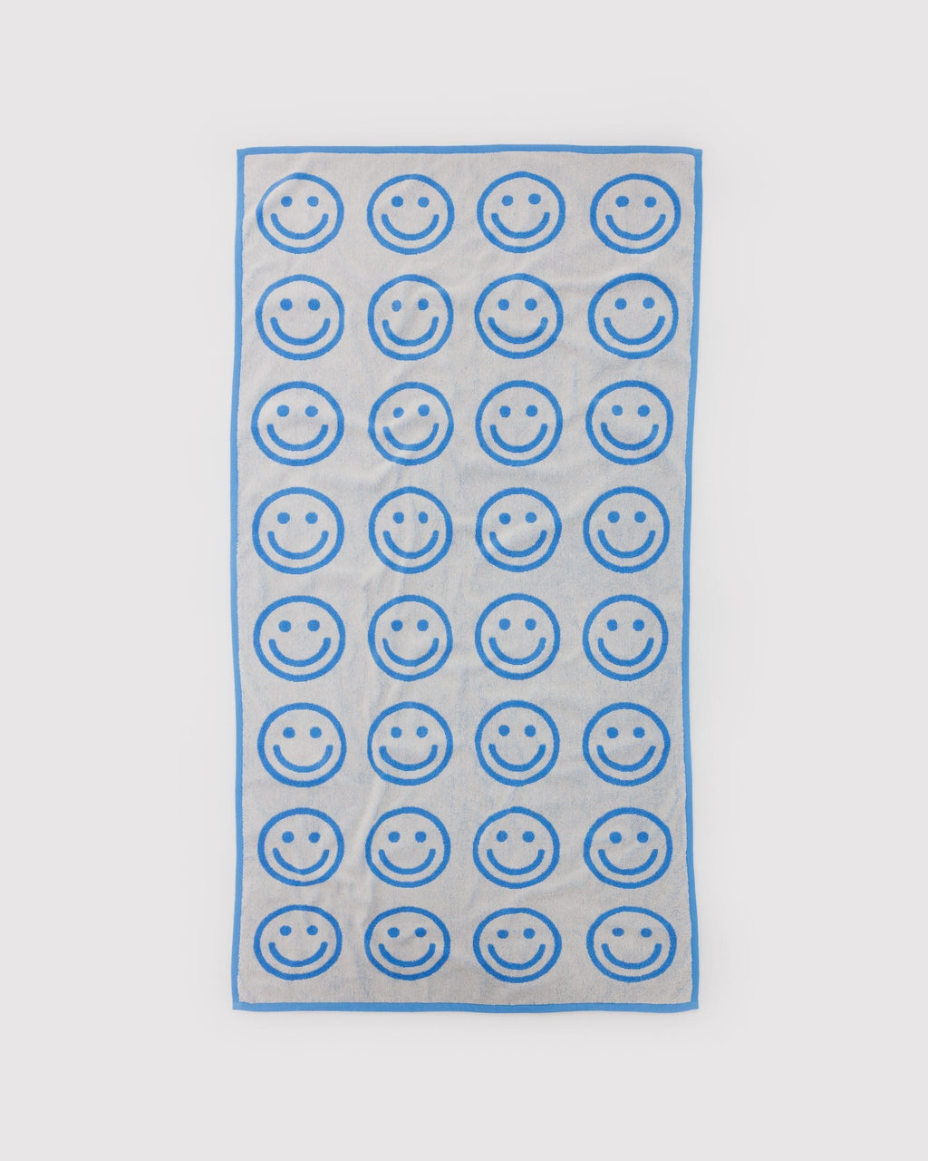Bath Towel - Sky Blue Happy