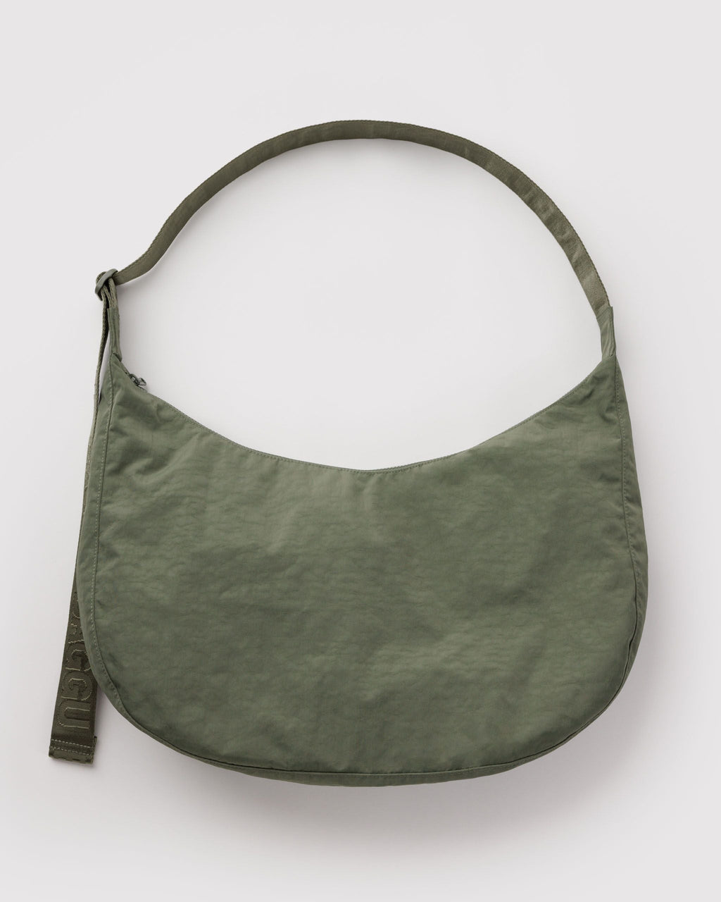 Large Nylon Crescent Bag - Caper