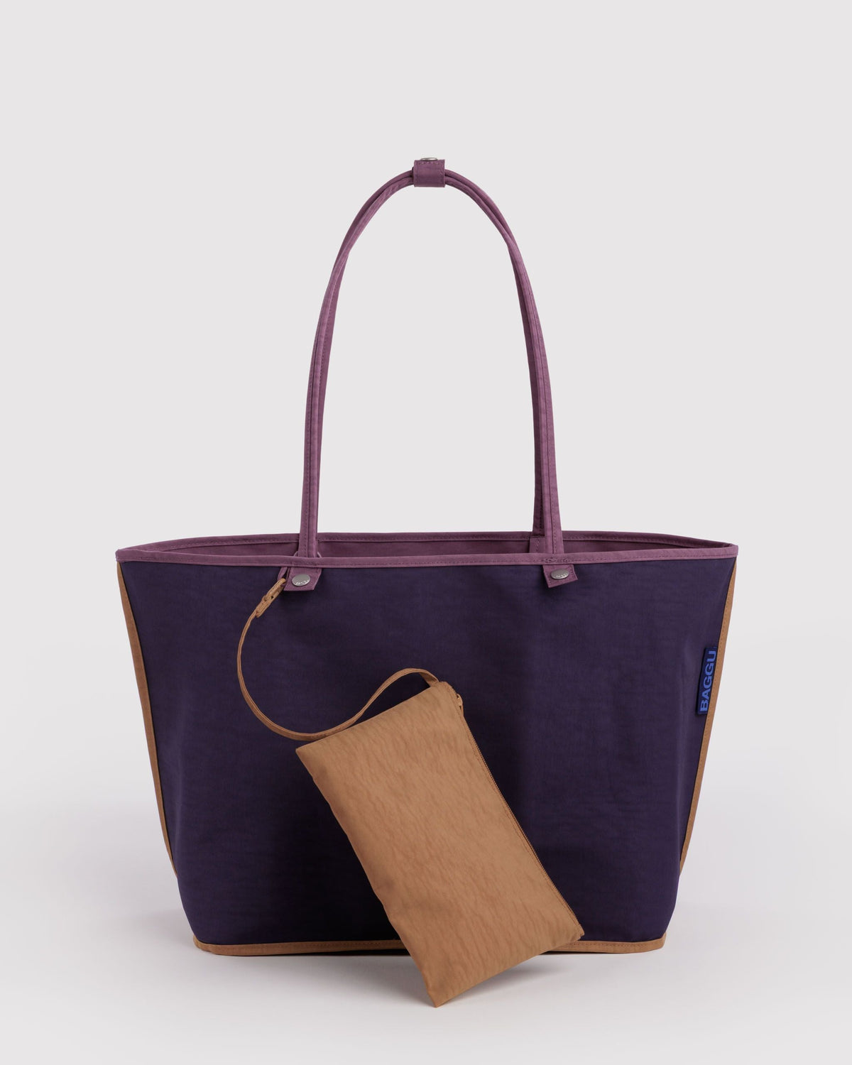 Large Nylon Reversible Tote - Wild Plum Mix