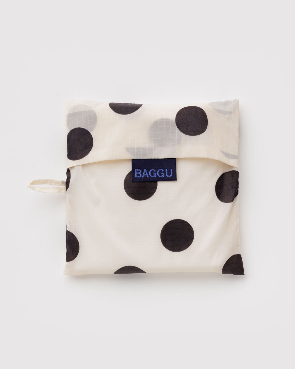 Big Baggu - Cream and Black Polka Dot