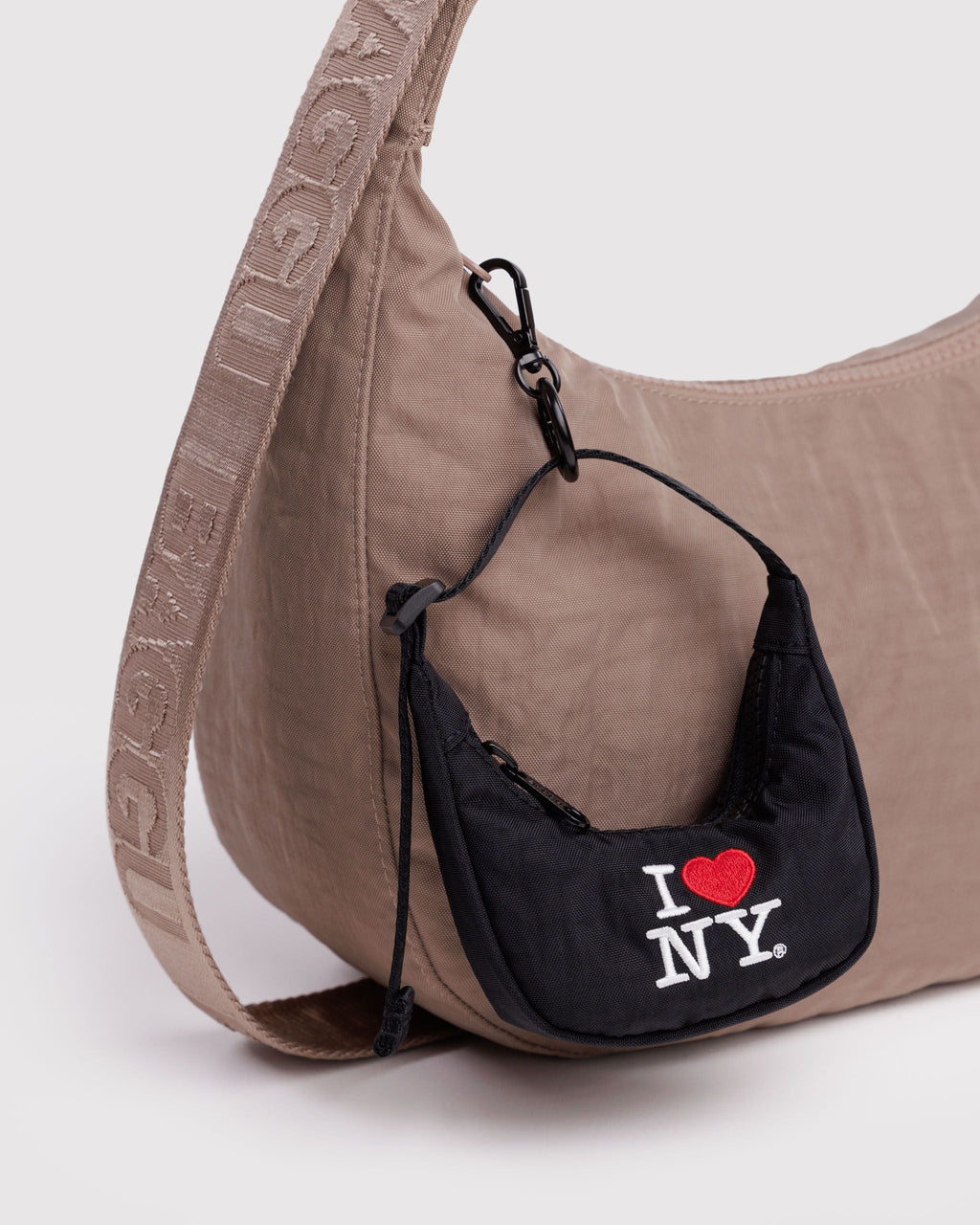 Crescent Bag Charm - I Love NY