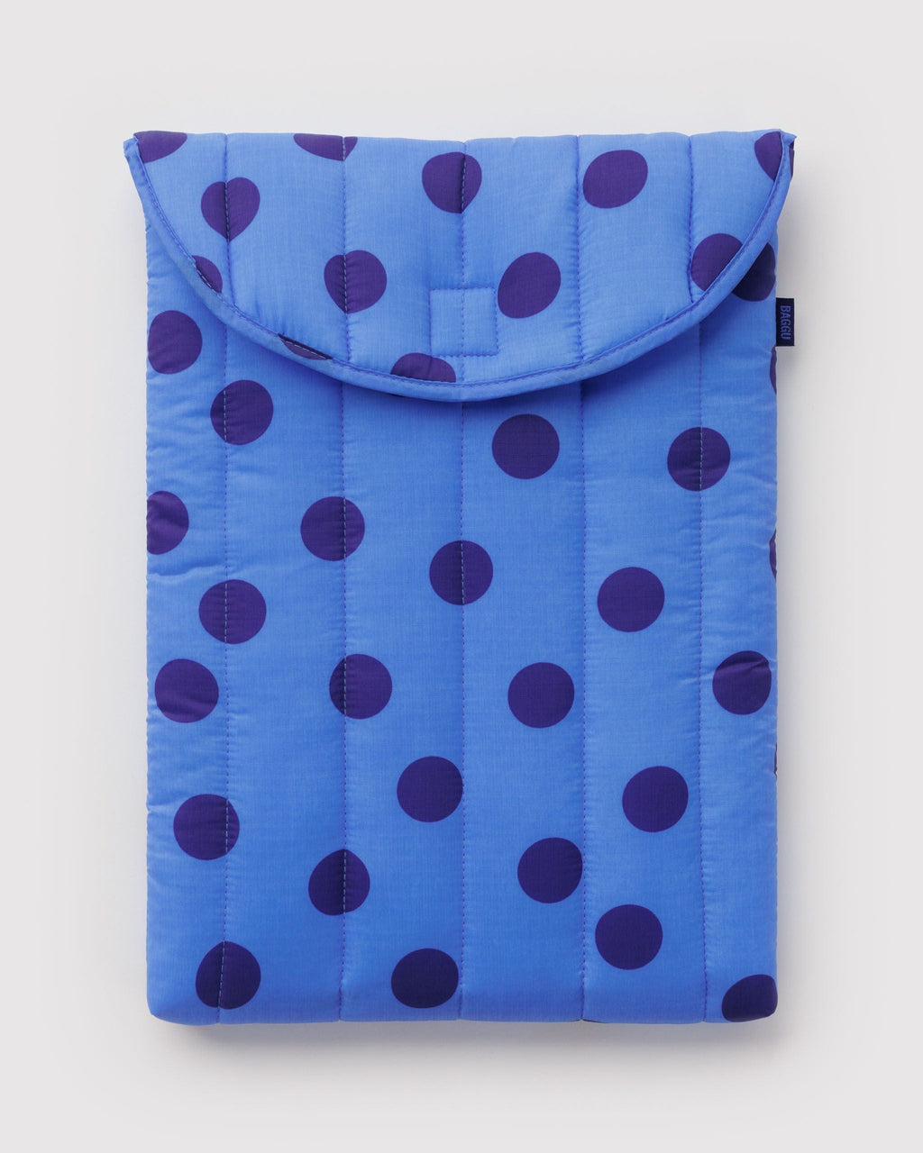 Puffy Laptop Sleeve 16\" - Blue Polka Dot