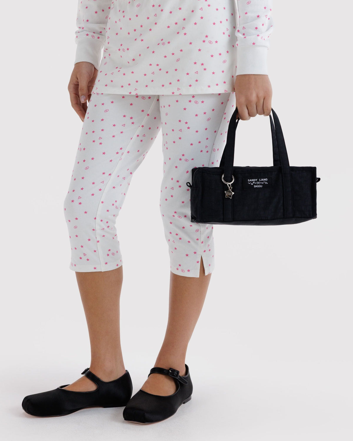 Mini Nylon Market Bag - Black