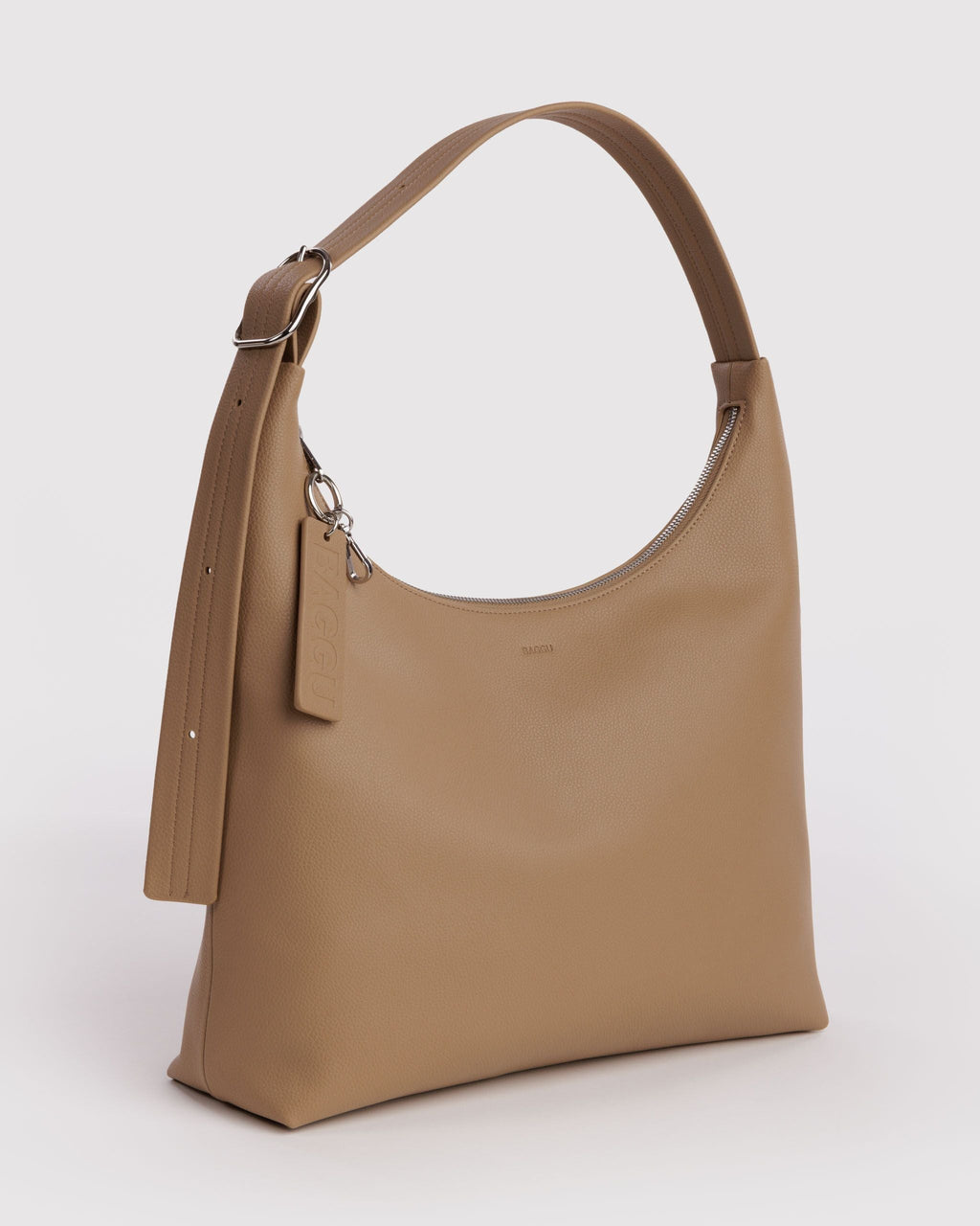 Recycled Leather Shoulder Bag - Dune