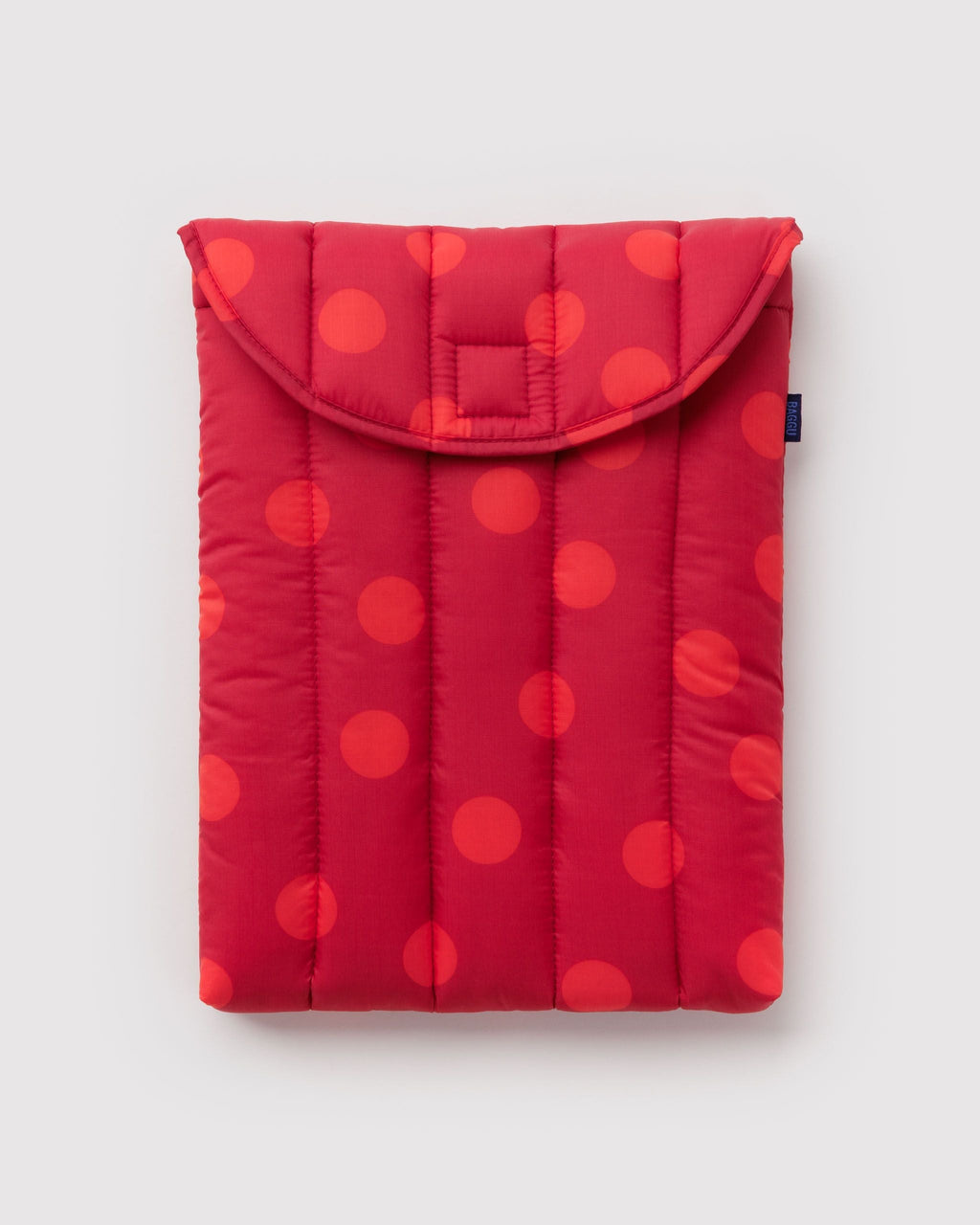 Puffy Laptop Sleeve 13\"/14\" - Red Polka Dot