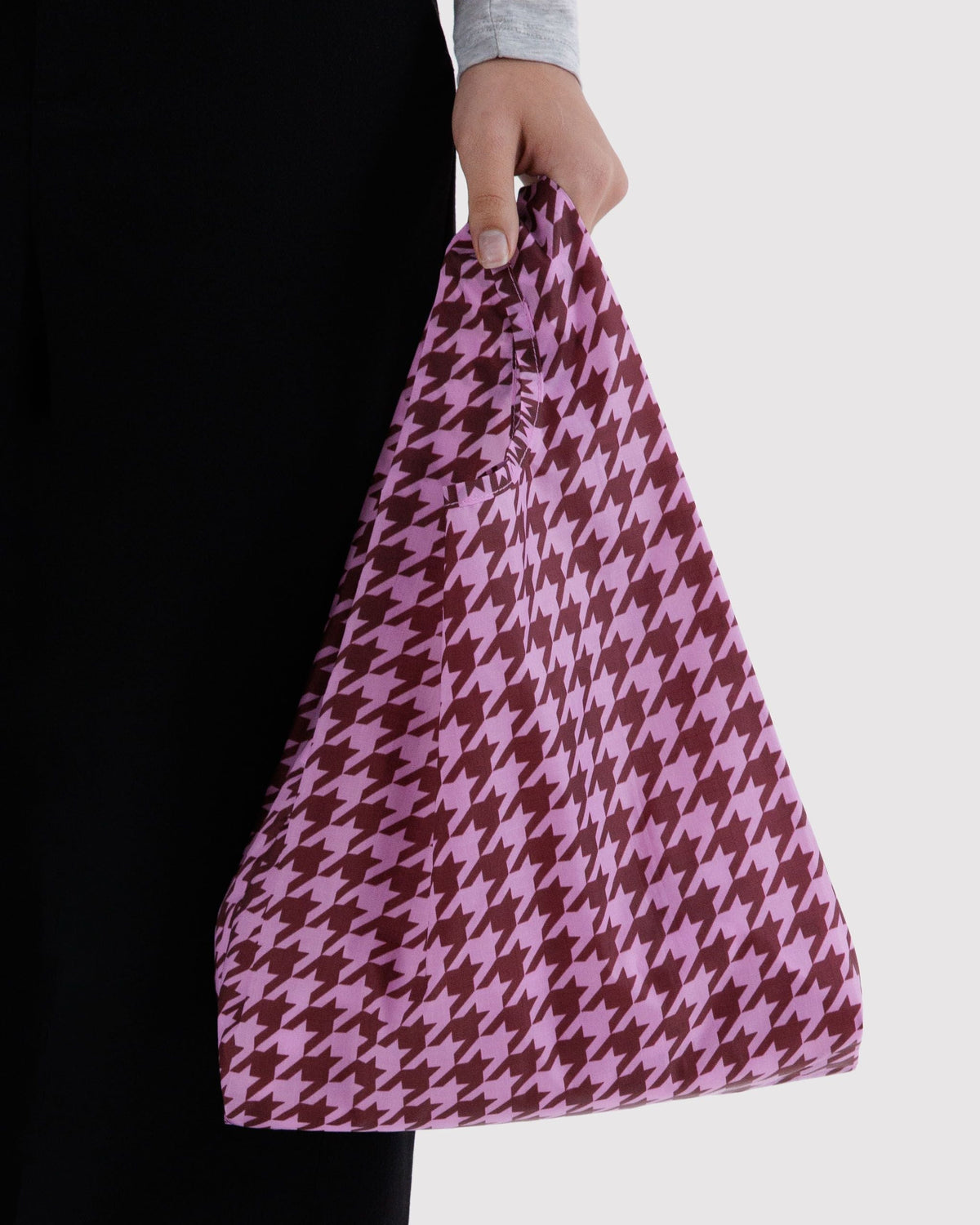 Baby Baggu - Pink Houndstooth